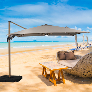 Parasols <span class=keywords><strong>de</strong></span> jardin modernes à rotation à 360 degrés pour l'extérieur, parasols <span class=keywords><strong>de</strong></span> <span class=keywords><strong>plage</strong></span> en aluminium Roma à 8 baleines, meubles d'extérieur - Product Image 1