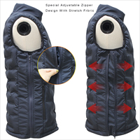 Chauffe-corps à piles gilet chauffant Sports d'hiver polaire velours tricoté poches en tissu chasse en plein air vêtements d'extérieur 5V