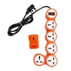 <span class=keywords><strong>ปลั๊ก</strong></span>ซ็อกเก็ตกล้องหญิงจับเวลาคู่มาตรฐานสากลเฟส 1 <span class=keywords><strong>นิ้ว</strong></span>ชายสหราชอาณาจักรสีดําขยาย 6 ทิศทางซ็อกเก็ตส่วนบุคคล - Product Image 1