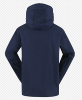 Manteau polaire réversible 3 en 1 pour hommes, veste d'hiver de grande taille avec décoration à motif de col à capuche pour les sports d'extérieur, vêtements de cérémonie