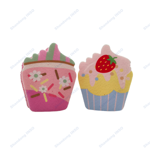 Éponge de cuisine personnalisée à changement de couleur, éponge à vaisselle en mousse à motif de dessin animé, sensible à la température, thermochromique, vente en gros - Product Image 6