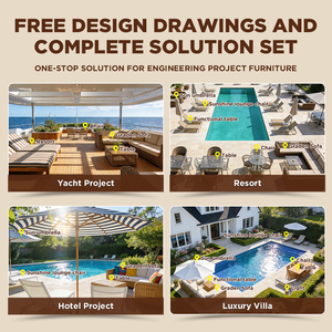 Table basse rectangulaire en teck vieilli sur mesure pour l'intérieur et l'extérieur - Product Image 4