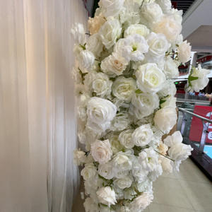 DKB Factory White champagne Colored Artificial <b>Flower</b> Arch - Product Image 4