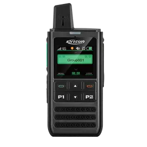 T3 Kirisun Walkie Talkie portátil 4G Rede Pública de Redução de Ruído GPS Transmissor de Longo Alcance sem fio Profissional Preto
