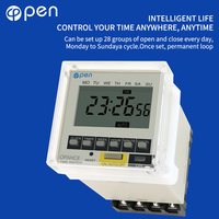 OPAHC8 Fuji relai Timer elektronik Digital tipe Fuji, sakelar kontrol waktu multifungsi dapat diprogram dengan tegangan maks 220V
