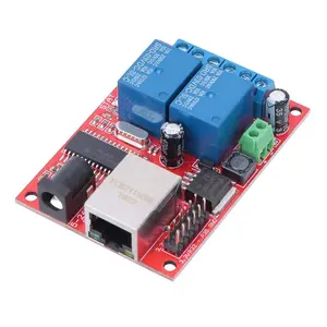 LAN Ethernet 2-Way Relay Board Delay Switch TCP/UDP Controller Module WEB Server 2-Channel Cloud Remote Control