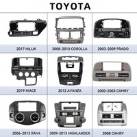 Cadre Android pour autoradio de voiture pour TOYOTA CAMRY, kits de panneaux de tableau de bord, cadre d'écran de voiture, panneau de navigation, façade d'autoradio