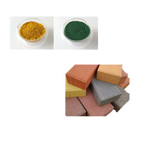 Colorant et pigments orange poudre d'oxyde de fer