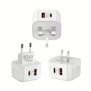 US/EU/UK PD Fast Charger 20W A+<b>C</b> Wall Charger <b>USB</b> <b>C</b> Power <b>Adapter</b> for Mobile Phone - Product Image 1
