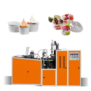 ZW-D DAKIOU Paper Bowl Making Automatic Machine Machine For Printing Coffee Cup Making Disposable Bowl Price