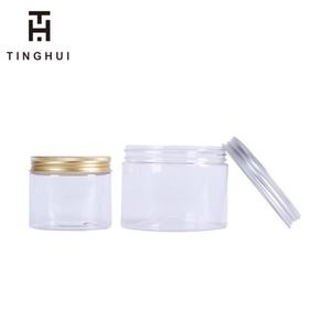 Pot en plastique transparent pour cosmétiques, écologique, à large ouverture, 50g, 100g, 120g, 150g, 200g, 250g, 500g, 4oz, 8oz, 16oz, qualité alimentaire - Product Image 4