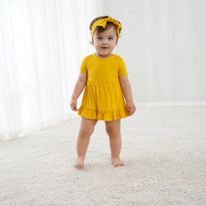 Combinaisons pour bébé fille, personnalisation de la marque privée, robe d'été pour tout-petits, pyjamas en bambou biologique, combinaison de nuit pour bébé, vêtements pour bébé - Product Image 1