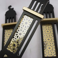 3 pièces en acrylique pour la décoration de la maison pendant les fêtes de l'Aïd du Ramadan Article décoratif d'art islamique