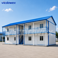 VICDOWEX Maison préfabriquée contemporaine de type T personnalisée pour chantier de construction ou bureau