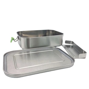 Food Storage Grade Vacuum Insulated Stainless Steel Bento Box Metal Lunch Box