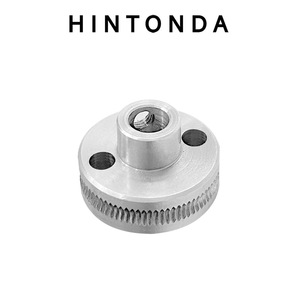 HINTONDA Cylindrical Gear 37 Teeth Modulus 0.5 Wire Feeding <b>Wheel</b> For 3D Printer Accessories - Product Image 3