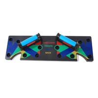 FDFIT Planche de fitness multifonctionnelle pliable pour exercices de pompes et abdominaux, équipement d'entraînement à domicile