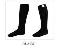 Chaussettes chauffantes antidérapantes en polyester épais 100% pour l'hiver, alimentées par batterie 33500 mAh, chauffage électrique OEM