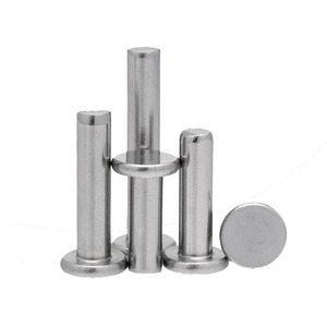Wanqian Fasteners Solid Rivets M2 M8 Flat Head 304 Stainless Steel GB109 Standard Rivets For Metal Joining - Product Image 1