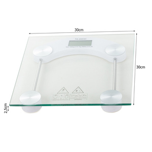 Báscula de baño de vidrio, digital, con pantalla LED, capacidad máxima de 180 kg, para uso doméstico. - Product Image 2