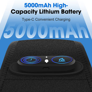 Sabuk terapi NIR LED nirkabel 660nm, sabuk lampu merah untuk terapi bungkus tangan pemanas untuk pergelangan tangan kaki lutut pereda nyeri pergelangan kaki - Product Image 4