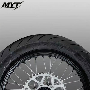 Kit de roues Supermoto Sur-Ron Ultra Bee 17" CNC en aluminium 6061, 100/80-17 F 130/70-17 <span class=keywords><strong>R</strong></span>, tubeless, pour course sur route - Product Image 3