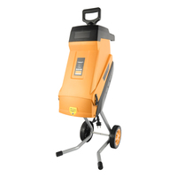 Broyeur de jardin électrique VORAN 45L, 2500W, pour la broyage des branches et du bois, idéal pour les jardins de villas