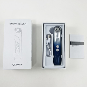 Masajeador de Ojos CX-001-A Plateado Azul Recargable por USB para Aliviar la Fatiga Ocular, Uso Doméstico - Product Image 1