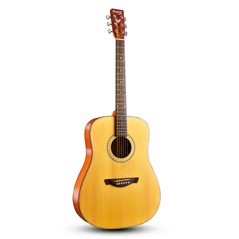 Supug gd350 41 Zoll Fichten sperrholz Folk Gitarre, farbige Holz gitarre, Akustik gitarre