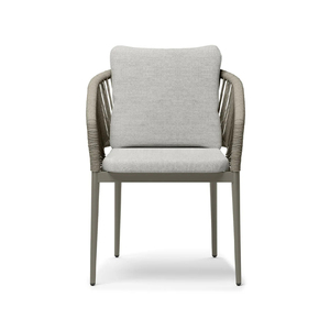 Ensemble de mobilier d'hôtel : chaise et table de salle à manger, ensemble de salle à manger d'extérieur en corde et aluminium pour jardin - Product Image 6