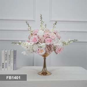 DKB Realistic Handmade Silk Artificial Rose <b>Flower</b> Ball Table Centerpiece Wedding Decoration - Product Image 3
