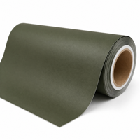 Film de protection de voiture vert militaire mat, film de changement de couleur TPU 6mil, enveloppement complet de la carrosserie, rouleau de 1,52 m x 18 m