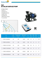 Pompe à eau solaire de surface SOLAR MAX 120V 1500W avec moteur CC sans balais et contrôleur intégré, basse pression pour l'irrigation agricole