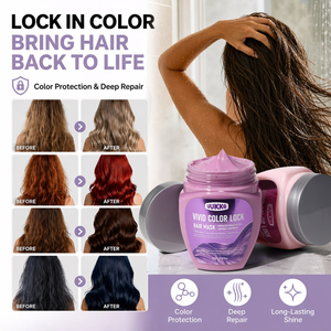<span class=keywords><strong>Maschera</strong></span> <span class=keywords><strong>Capelli</strong></span> Setificante Color Lock: Trattamento Idratante e Lisciante per <span class=keywords><strong>Capelli</strong></span> Danneggiati, Riparazione Doppie Punte e Crespo - Product Image 2