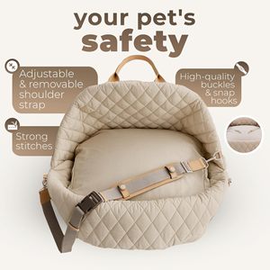 Nylon Polyester Pet Travel Carriers Large Quilted Quilted <b>Backpack</b> for Dogs & <b>Cats</b> Small Animal Travel Bed & Products - Product Image 5