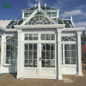 Veranda Esterna in Stile Vittoriano Facilmente Assemblabile Serra da Giardino con Design Elegante in Vetro Temperato in Vendita - Product Image 4