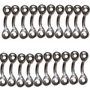 Ganchos de enganche de aleación de zinc con acabado liso para la industria general, paquete de 20 - Product Image 4