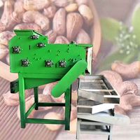 Vente chaude Decorticator Husker Sure Nut Shelling Machine Séparateur de coquille de noix de cajou à bas prix