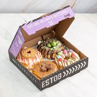 Emballage de biscuits en matériau écologique, boîte en carton ondulé, boîte d'expédition jetable pliable pour boulangerie