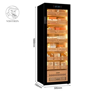 Humidor Elettrico Autoportante in Vetro Yohtron con Controllo della Temperatura Regolabile per Uso Domestico - Product Image 4