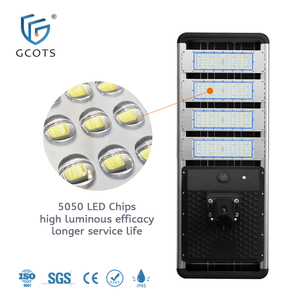 GCOTS Lampadaire Solaire Extérieur en Métal Étanche IP65 20W 30W 40W 50W avec Détecteur de Mouvement SL-AIO-QTZ SL-AIO - Product Image 2
