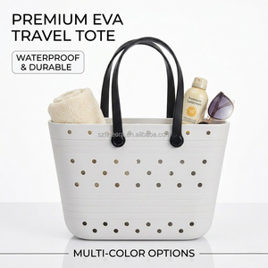 Borsa da Spiaggia XL in EVA, Impermeabile e Lavabile, Borsa in Gomma Anti-Ribaltamento di Grande Capacità per Famiglia, Barca, Piscina, Viaggi <span class=keywords><strong>Estivi</strong></span> - Product Image 4