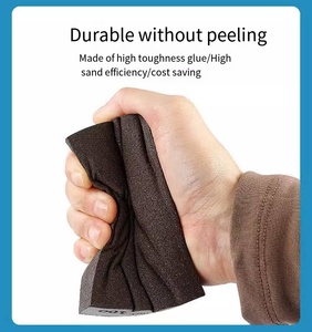 Chà nhám khối mềm <span class=keywords><strong>EVA</strong></span> cát Bọt Biển 100x70x25mm chà nhám miếng bọt biển khối 3.9 "x 2.7" x 1 "công cụ mài mòn bọt cao su chà nhám khối - Product Image 2