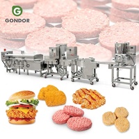Machine de découpe automatique de gâteaux, de burgers, de produits surgelés, de mini-pains de panure, de nuggets de poulet, avec moule de pressage pour ligne de production