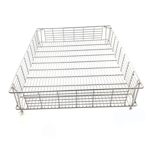 Fil d'acier inoxydable soudant le <span class=keywords><strong>panier</strong></span> de stockage <span class=keywords><strong>en</strong></span> métal <span class=keywords><strong>panier</strong></span> de traitement des aliments pour animaux de compagnie - Product Image 4
