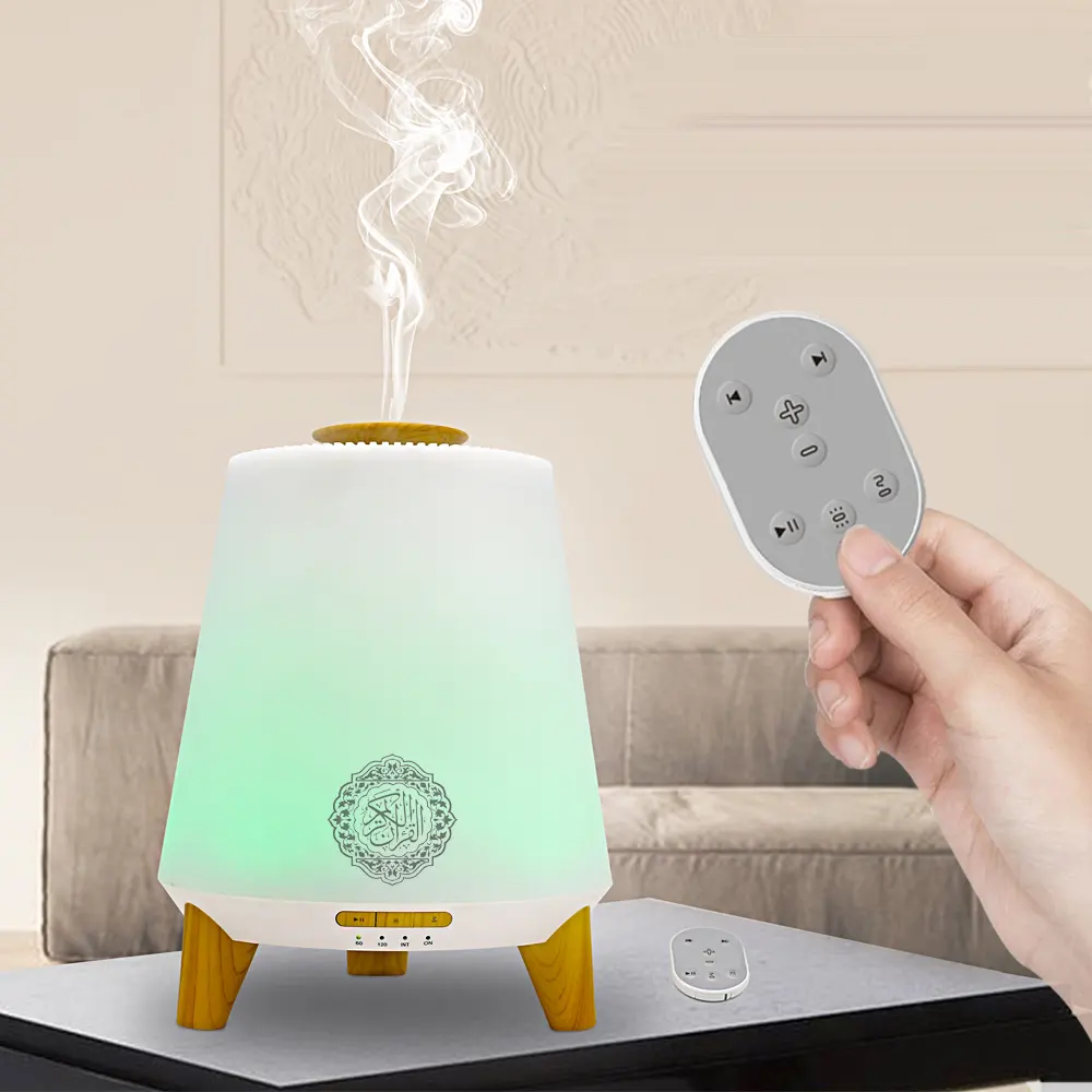 Reproductor de aromaterapia Digital con Bluetooth, lámpara inteligente con lector de Quran, altavoz, difusores de Aroma de aceite esencial