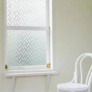 Film adhésif pour fenêtre en PVC givré de confidentialité 1,52x30M, anti-rayures, translucide, <span class=keywords><strong>opaque</strong></span>, pour fenêtre de maison - Product Image 4