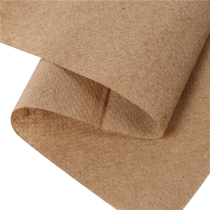 V gấp <span class=keywords><strong>Dispenser</strong></span> 2-ply chần Kraft Khăn ăn nâu in tái chế Khăn ăn Túi - Product Image 1