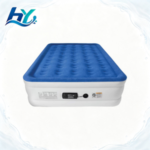 Luxury <b>Inflatable</b> PVC TPU Foldable Modern Air Mattress <b>Single</b> <b>Bed</b> with Customized Color Home Camping Travel Outdoor Use - Product Image 1
