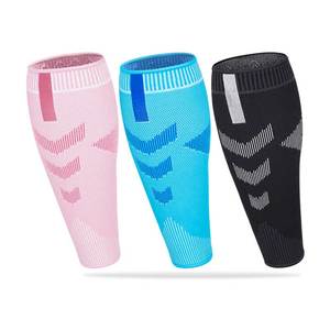 Protège-tibias tricotés sans orteils, protège-tibias de football, sangle de jambe, manchon de compression pour mollet, protège-tibias de football - Product Image 2